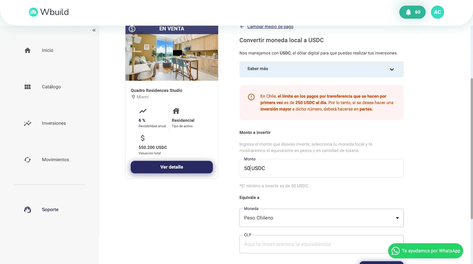 Invertir en Wbuild